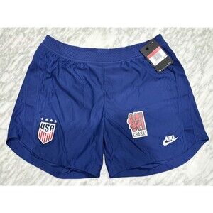 Nike Vaporknit USWNT Soccer Shorts Women Large Blue USA CD8940-421 Football